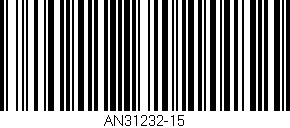 Código de barras (EAN, GTIN, SKU, ISBN): 'AN31232-15'
