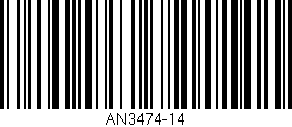 Código de barras (EAN, GTIN, SKU, ISBN): 'AN3474-14'