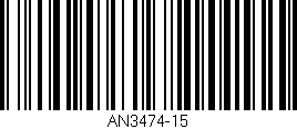 Código de barras (EAN, GTIN, SKU, ISBN): 'AN3474-15'