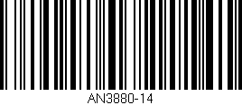 Código de barras (EAN, GTIN, SKU, ISBN): 'AN3880-14'