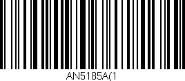 Código de barras (EAN, GTIN, SKU, ISBN): 'AN5185A(1'