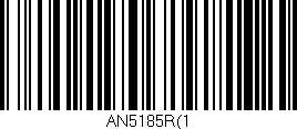 Código de barras (EAN, GTIN, SKU, ISBN): 'AN5185R(1'