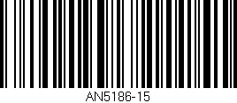 Código de barras (EAN, GTIN, SKU, ISBN): 'AN5186-15'
