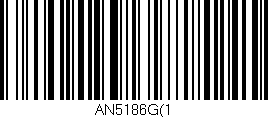 Código de barras (EAN, GTIN, SKU, ISBN): 'AN5186G(1'