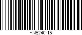 Código de barras (EAN, GTIN, SKU, ISBN): 'AN5240-15'