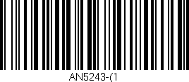 Código de barras (EAN, GTIN, SKU, ISBN): 'AN5243-(1'