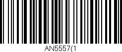 Código de barras (EAN, GTIN, SKU, ISBN): 'AN5557(1'