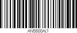 Código de barras (EAN, GTIN, SKU, ISBN): 'AN5600A(1'