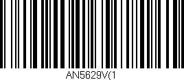 Código de barras (EAN, GTIN, SKU, ISBN): 'AN5629V(1'