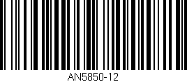 Código de barras (EAN, GTIN, SKU, ISBN): 'AN5850-12'