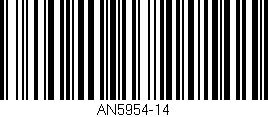 Código de barras (EAN, GTIN, SKU, ISBN): 'AN5954-14'