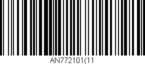 Código de barras (EAN, GTIN, SKU, ISBN): 'AN772101(11'