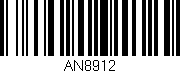 Código de barras (EAN, GTIN, SKU, ISBN): 'AN8912'