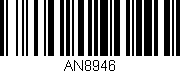 Código de barras (EAN, GTIN, SKU, ISBN): 'AN8946'