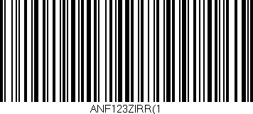 Código de barras (EAN, GTIN, SKU, ISBN): 'ANF123ZIRR(1'