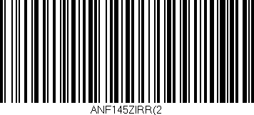 Código de barras (EAN, GTIN, SKU, ISBN): 'ANF145ZIRR(2'