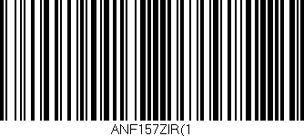 Código de barras (EAN, GTIN, SKU, ISBN): 'ANF157ZIR(1'