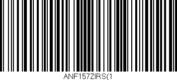 Código de barras (EAN, GTIN, SKU, ISBN): 'ANF157ZIRS(1'