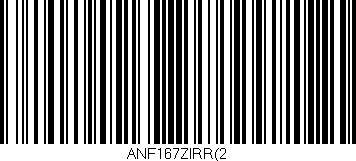 Código de barras (EAN, GTIN, SKU, ISBN): 'ANF167ZIRR(2'