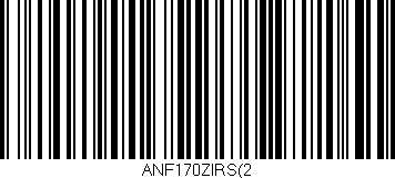 Código de barras (EAN, GTIN, SKU, ISBN): 'ANF170ZIRS(2'