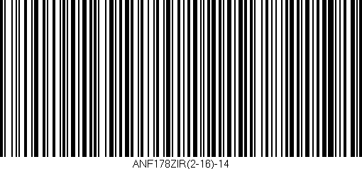 Código de barras (EAN, GTIN, SKU, ISBN): 'ANF178ZIR(2-16)-14'