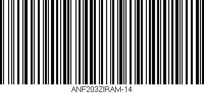 Código de barras (EAN, GTIN, SKU, ISBN): 'ANF203ZIRAM-14'