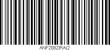 Código de barras (EAN, GTIN, SKU, ISBN): 'ANF208ZIRA(2'
