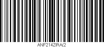 Código de barras (EAN, GTIN, SKU, ISBN): 'ANF214ZIRA(2'