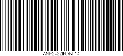 Código de barras (EAN, GTIN, SKU, ISBN): 'ANF243ZIRAM-14'