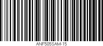 Código de barras (EAN, GTIN, SKU, ISBN): 'ANF505SAM-15'