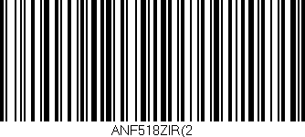 Código de barras (EAN, GTIN, SKU, ISBN): 'ANF518ZIR(2'