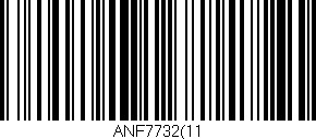 Código de barras (EAN, GTIN, SKU, ISBN): 'ANF7732(11'