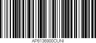 Código de barras (EAN, GTIN, SKU, ISBN): 'AP8136900CUNI'