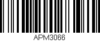 Código de barras (EAN, GTIN, SKU, ISBN): 'APM3066'