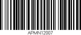 Código de barras (EAN, GTIN, SKU, ISBN): 'APMN12007'