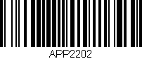 Código de barras (EAN, GTIN, SKU, ISBN): 'APP2202'
