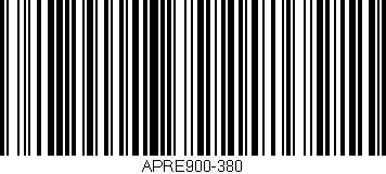 Código de barras (EAN, GTIN, SKU, ISBN): 'APRE900-380'