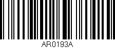 Código de barras (EAN, GTIN, SKU, ISBN): 'AR0193A'