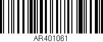 Código de barras (EAN, GTIN, SKU, ISBN): 'AR401061'