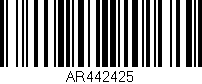 Código de barras (EAN, GTIN, SKU, ISBN): 'AR442425'