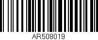 Código de barras (EAN, GTIN, SKU, ISBN): 'AR508019'