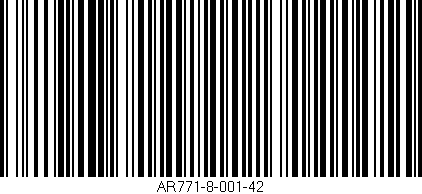 Código de barras (EAN, GTIN, SKU, ISBN): 'AR771-8-001-42'