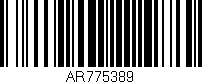 Código de barras (EAN, GTIN, SKU, ISBN): 'AR775389'
