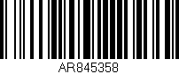 Código de barras (EAN, GTIN, SKU, ISBN): 'AR845358'