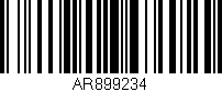 Código de barras (EAN, GTIN, SKU, ISBN): 'AR899234'