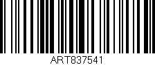 Código de barras (EAN, GTIN, SKU, ISBN): 'ART837541'