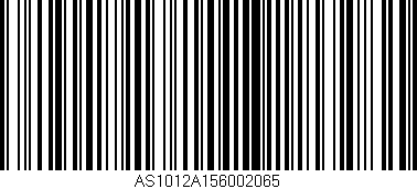 Código de barras (EAN, GTIN, SKU, ISBN): 'AS1012A156002065'