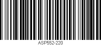 Código de barras (EAN, GTIN, SKU, ISBN): 'ASP552-220'