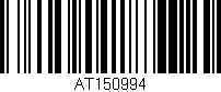 Código de barras (EAN, GTIN, SKU, ISBN): 'AT150994'