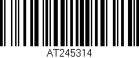 Código de barras (EAN, GTIN, SKU, ISBN): 'AT245314'
